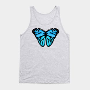 lovely monarch blue butterfly wings Tank Top